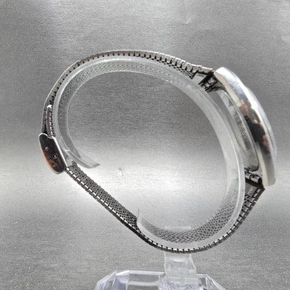 Seiko King Quartz Watch Men 34mm White Dial Silver Daydate 5856-5010 PARTS9