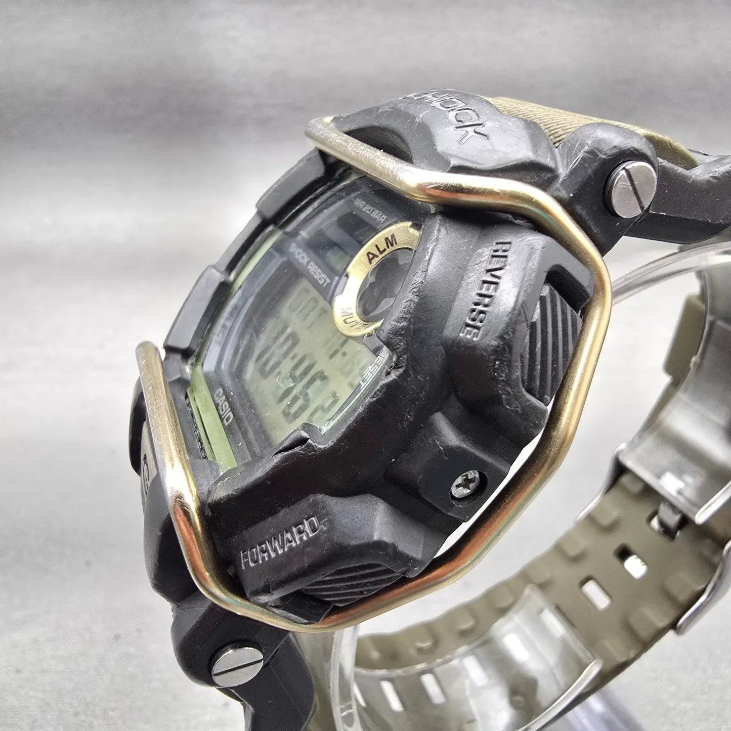 Casio G-Shock GD-400 Watch Men 48mm Black Green Chrono Alarm Digital New Battery2