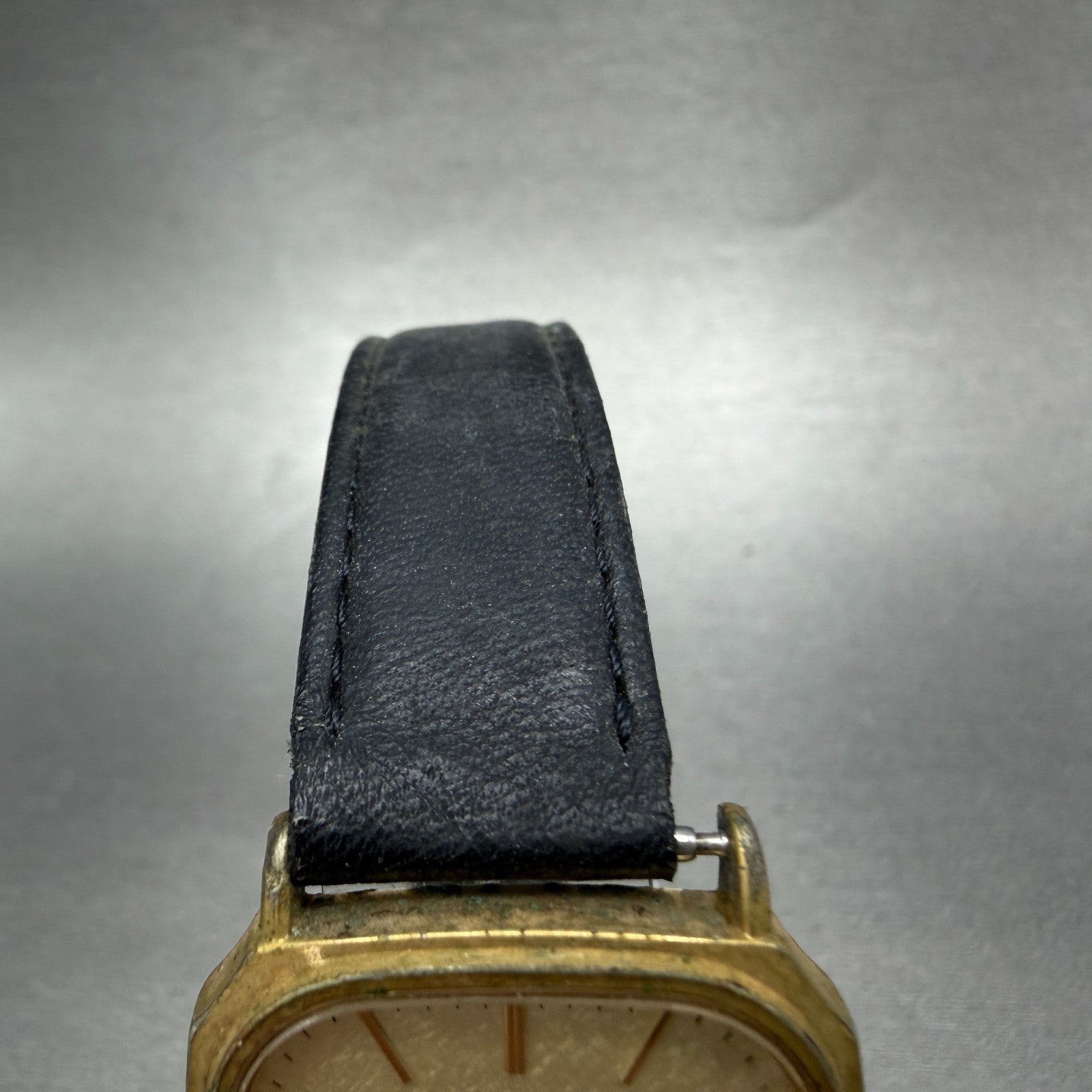 Seiko Watch Men 28mm Champagne Dial Gold Tone Octagon  5P31-5270 New Battery VTG4