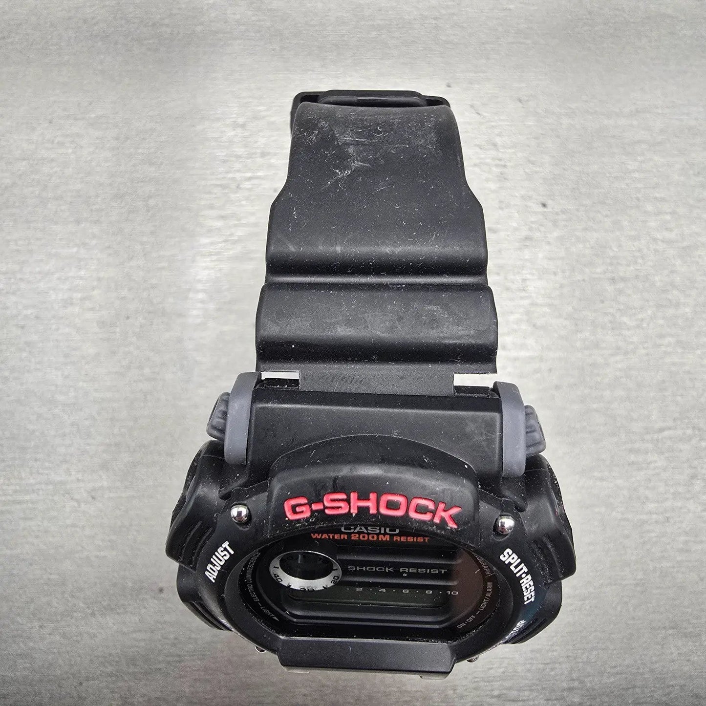 Casio G-Shock DW-9052 Watch Men 47mm Black Dial Black Chrono Alarm New Battery P4