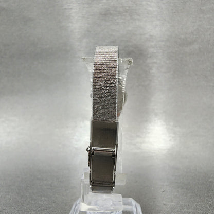 Seiko Watch Women 17mm Silver Dial Silver Tone Hexagon 4N015029 New Battery7