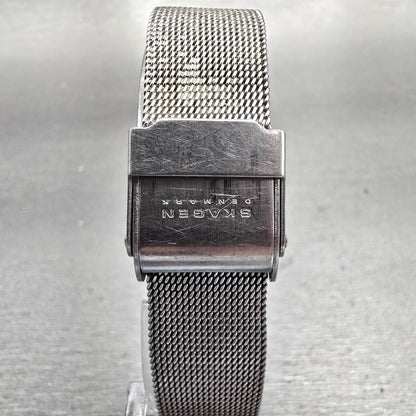 Skagen Denmark Watch Women 24mm MOP Dial Silver Tone Round 233XSSS New Battery7