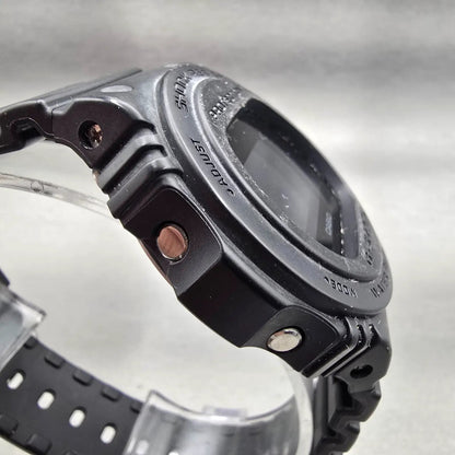 Casio G-Shock DW-5750E Watch Men 46mm Black Dial Black Chrono Alarm New Battery3