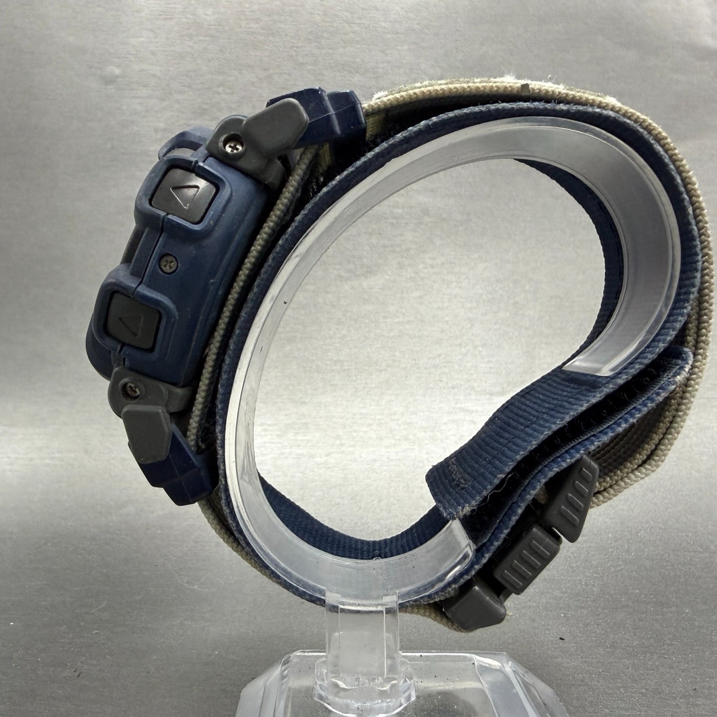 Casio G-Shock DW-003 Watch Men 44mmDigital Blue Gray Case Alarm Chrono New batt6