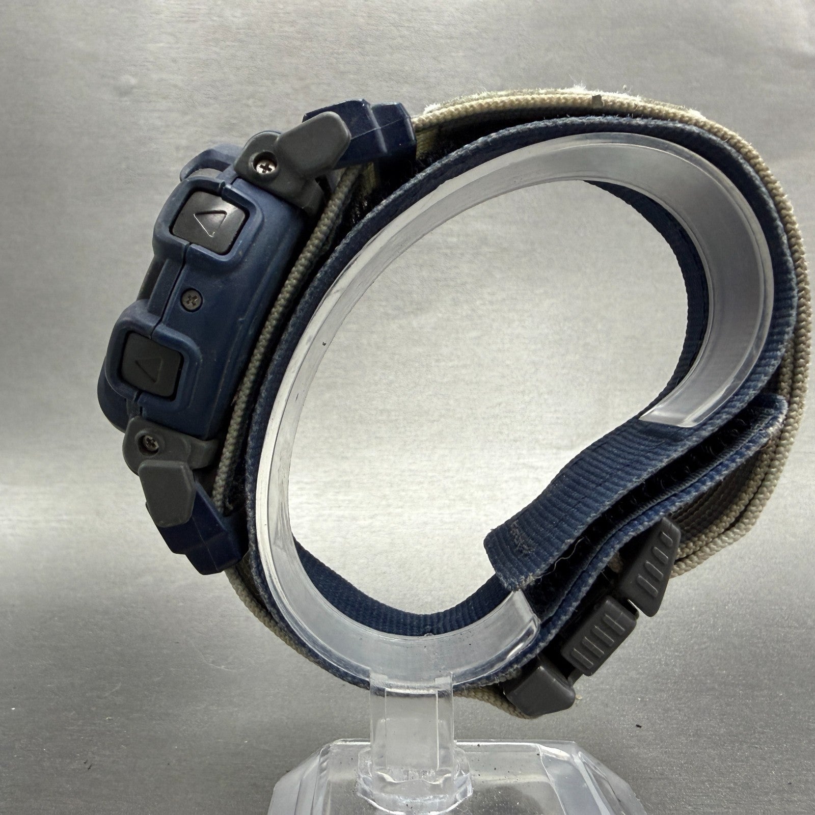Casio G-Shock DW-003 Watch Men 44mmDigital Blue Gray Case Alarm Chrono New batt6