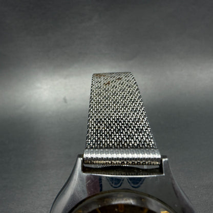 Ricoh Riquartz Watch Men Brown Dial Silver Tone Round 572008 VTG PARTS6