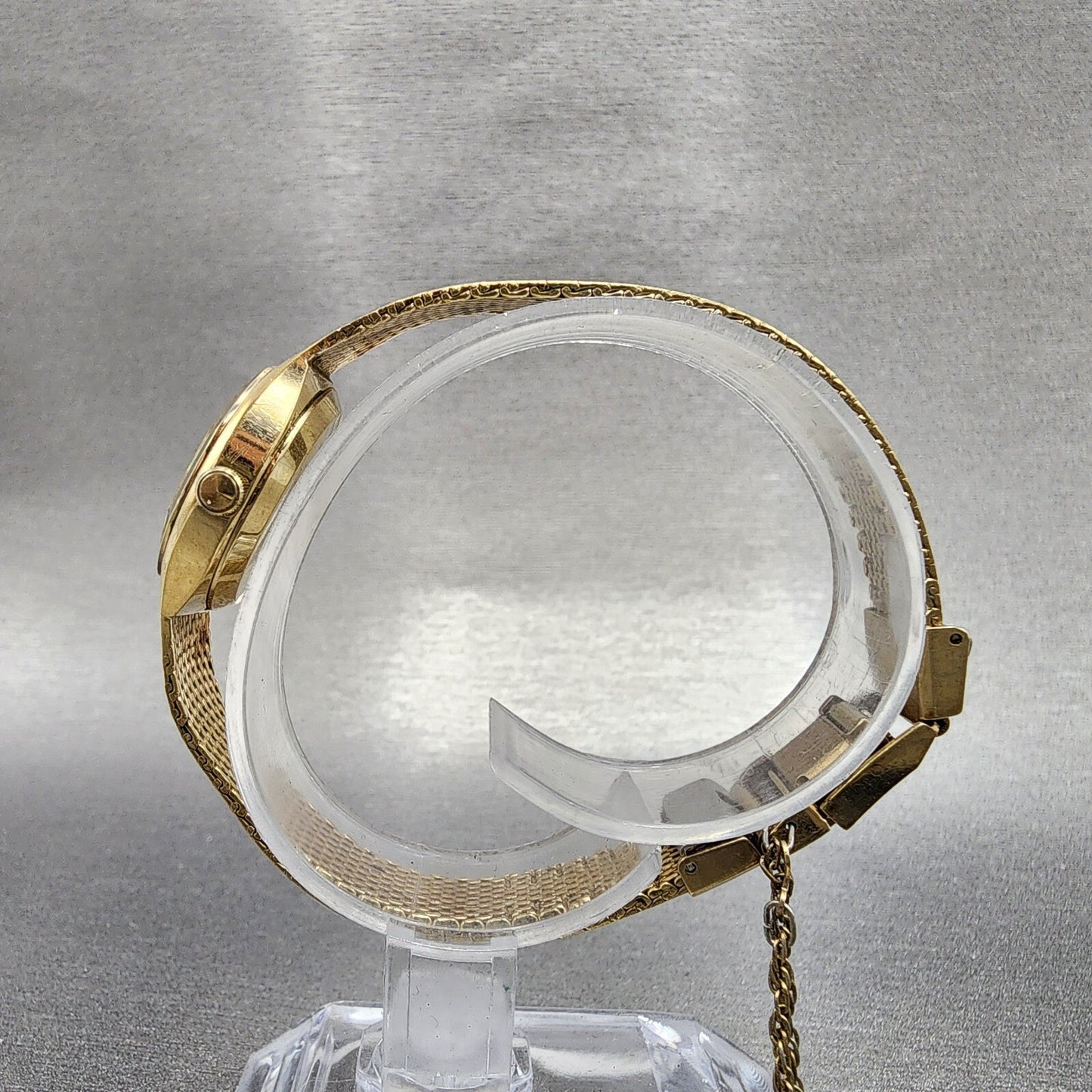 VTG Seiko Watch Women 22mm Brown Dial Gold plated Round 437000 New Battery6