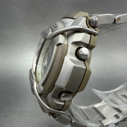 Casio G-Shock MTG-510 Watch Men 45mm White Dial Silver Ana Digi Round New Batt2