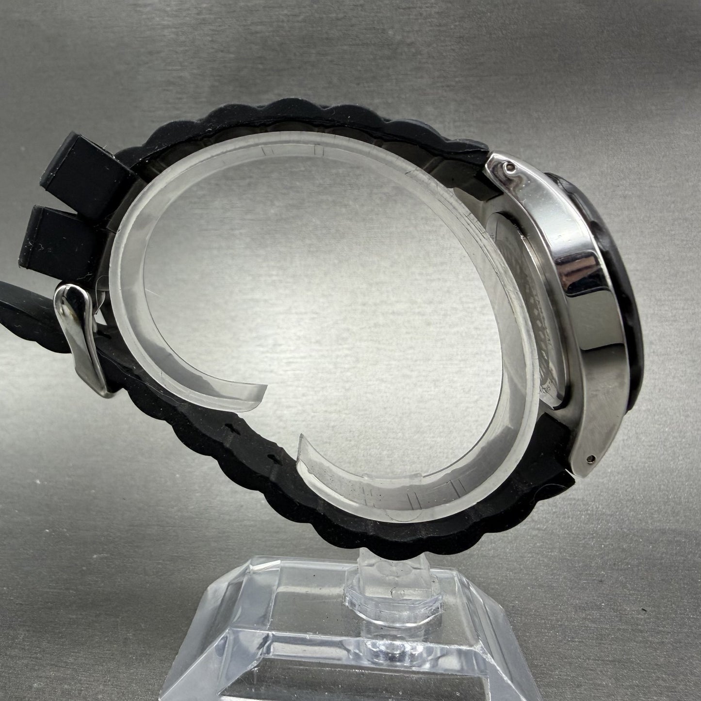 Invicta Angle Watch Women 38mm White Dial Steel Daydate Black 0733 New battery8