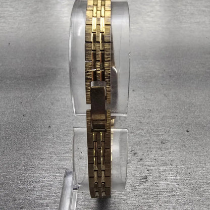 Citizen CQ Watch Women 13mm Champagne Dial Gold Tone 5421-S18523 New Battery VTG7