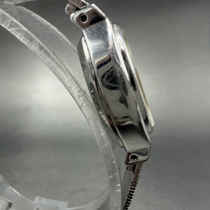 Citizen CQ Watch Women 18mm Silver Dial Silver Tone Oval 4-752104 New Battery3