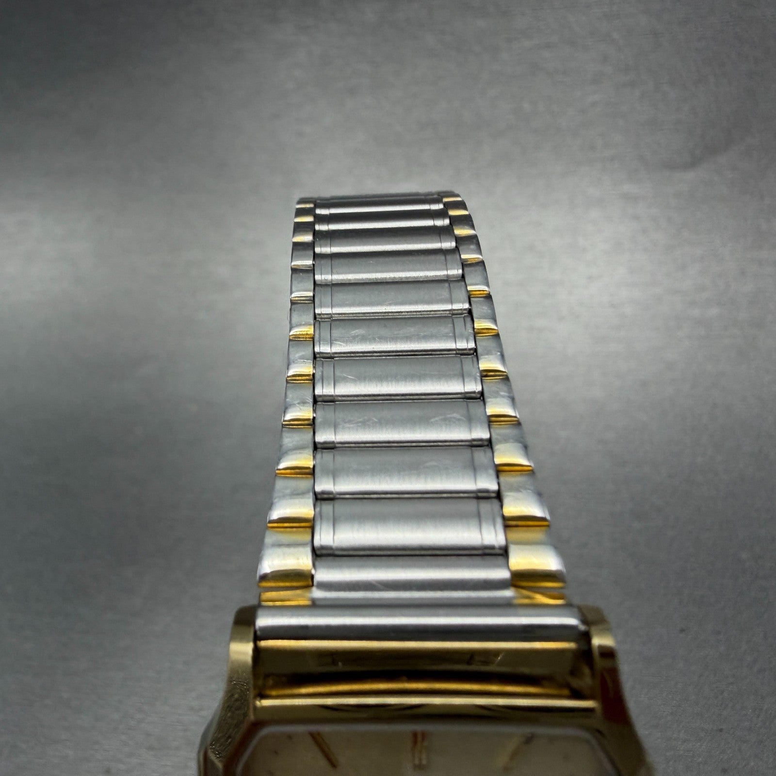 Seiko Spirit Tank Watch Men 26mm Champagne Dial Two Tone 8N41-5180 New Battery4