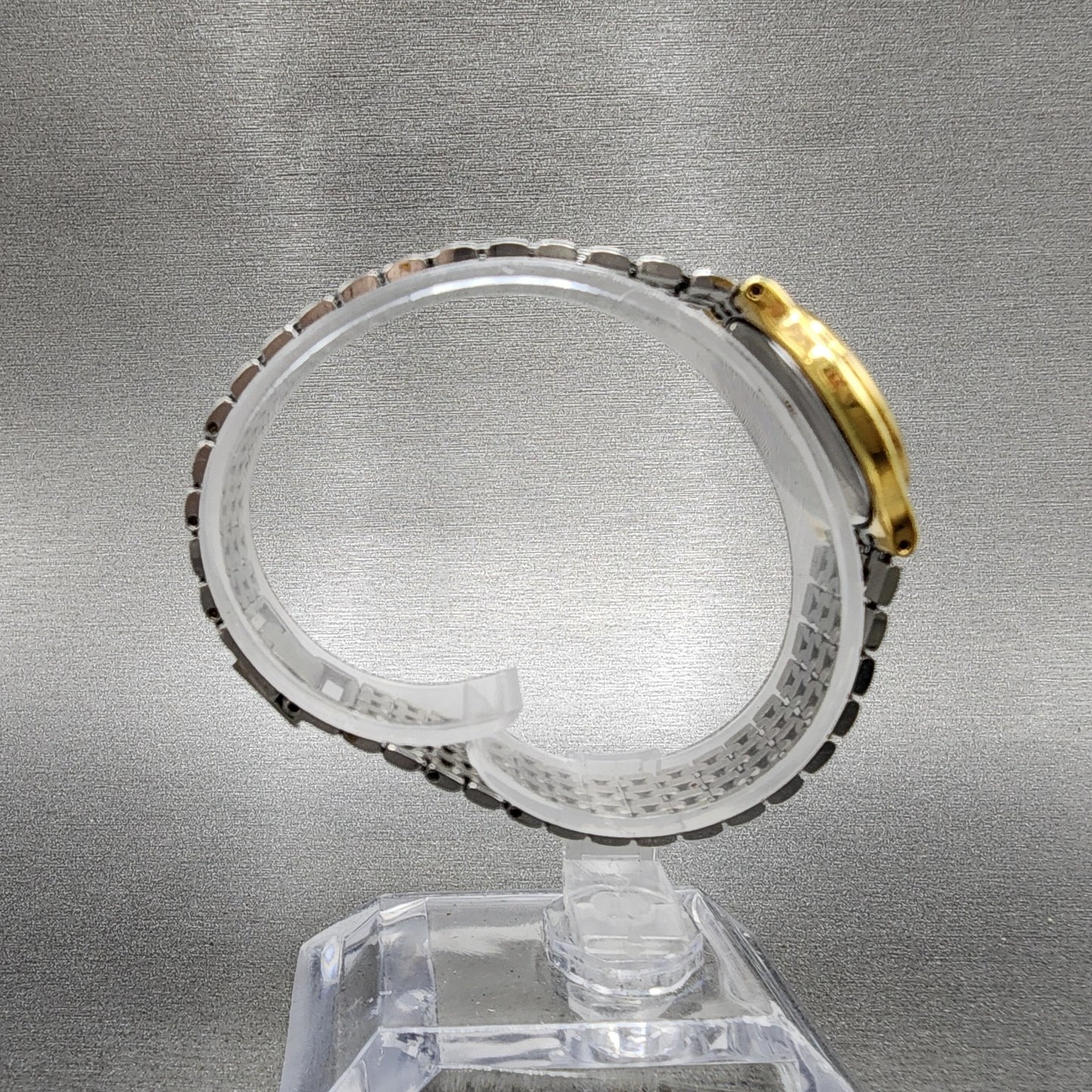 Longines Flagship Watch Women 24mm White Dial Two Tone Date Round 7291 New Batt8