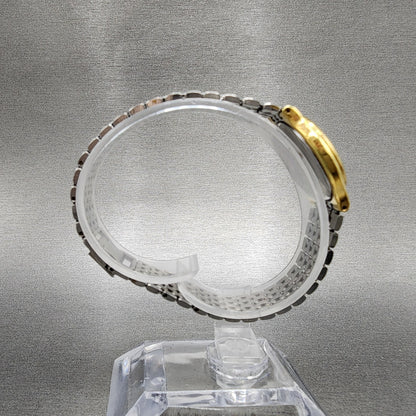 Longines Flagship Watch Women 24mm White Dial Two Tone Date Round 7291 New Batt8