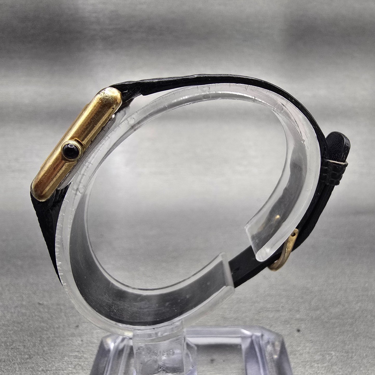 Seiko Tank Watch Women 17mm White Dial Gold Tone Rectangle 1400-5030 New Battery6