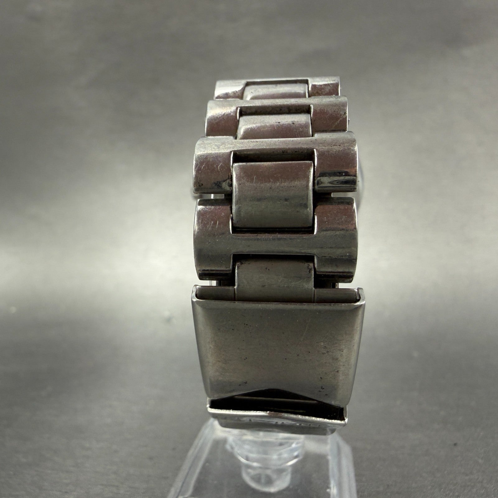 Swatch irony Big Landscape Watch Unisex 37mm White Dial Steel YGS715 New Battery7