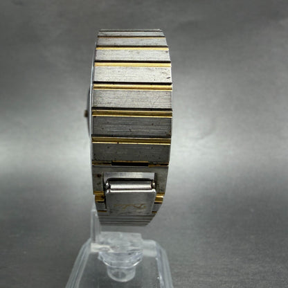 Seiko Dolce Watch Men 29mm Silver Dial Two Tone Rectangle 9531-5140 New Battery7