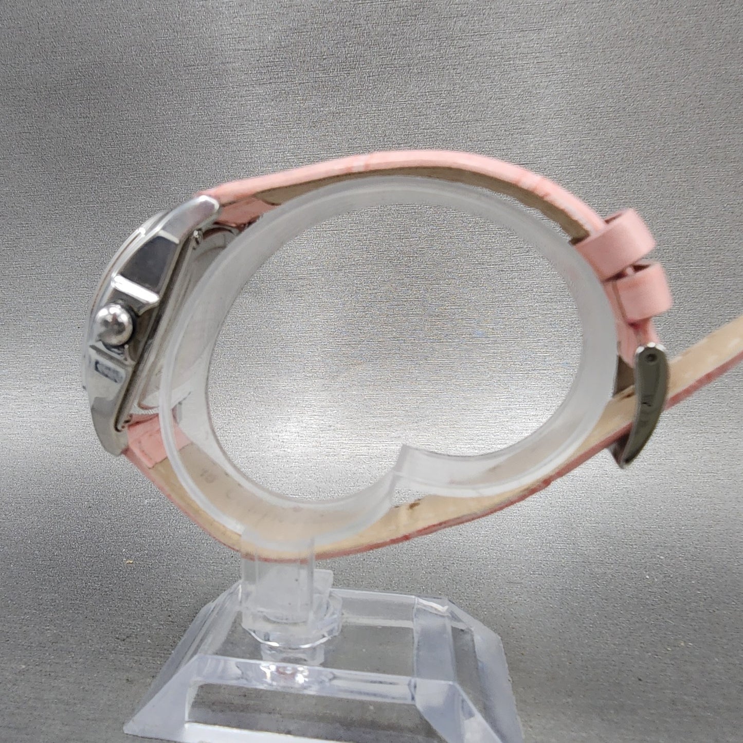 Inivcta Baby Lupah Watch Women 29mm Pink Dial Steel Rectangle 2152 New Battery6