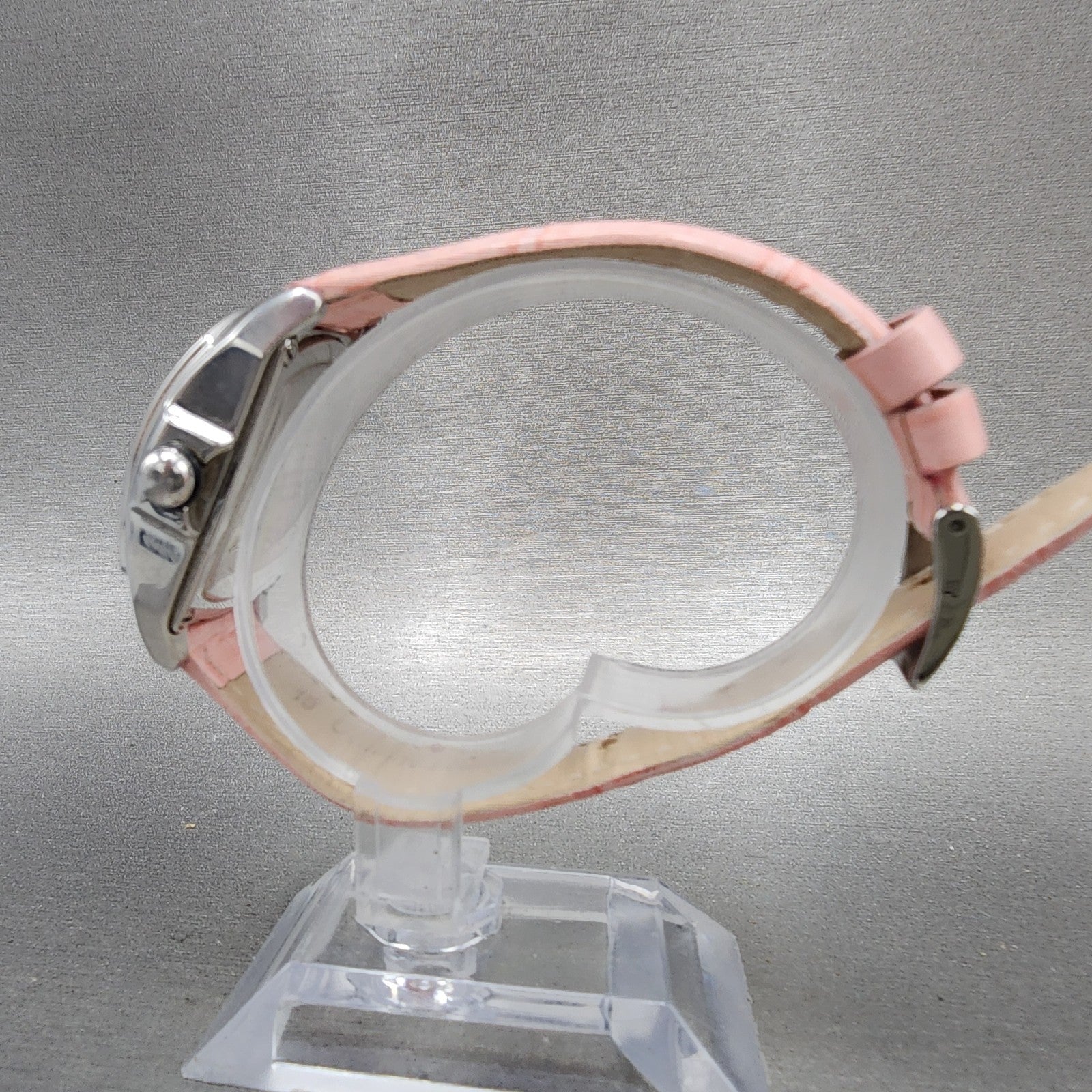 Inivcta Baby Lupah Watch Women 29mm Pink Dial Steel Rectangle 2152 New Battery6