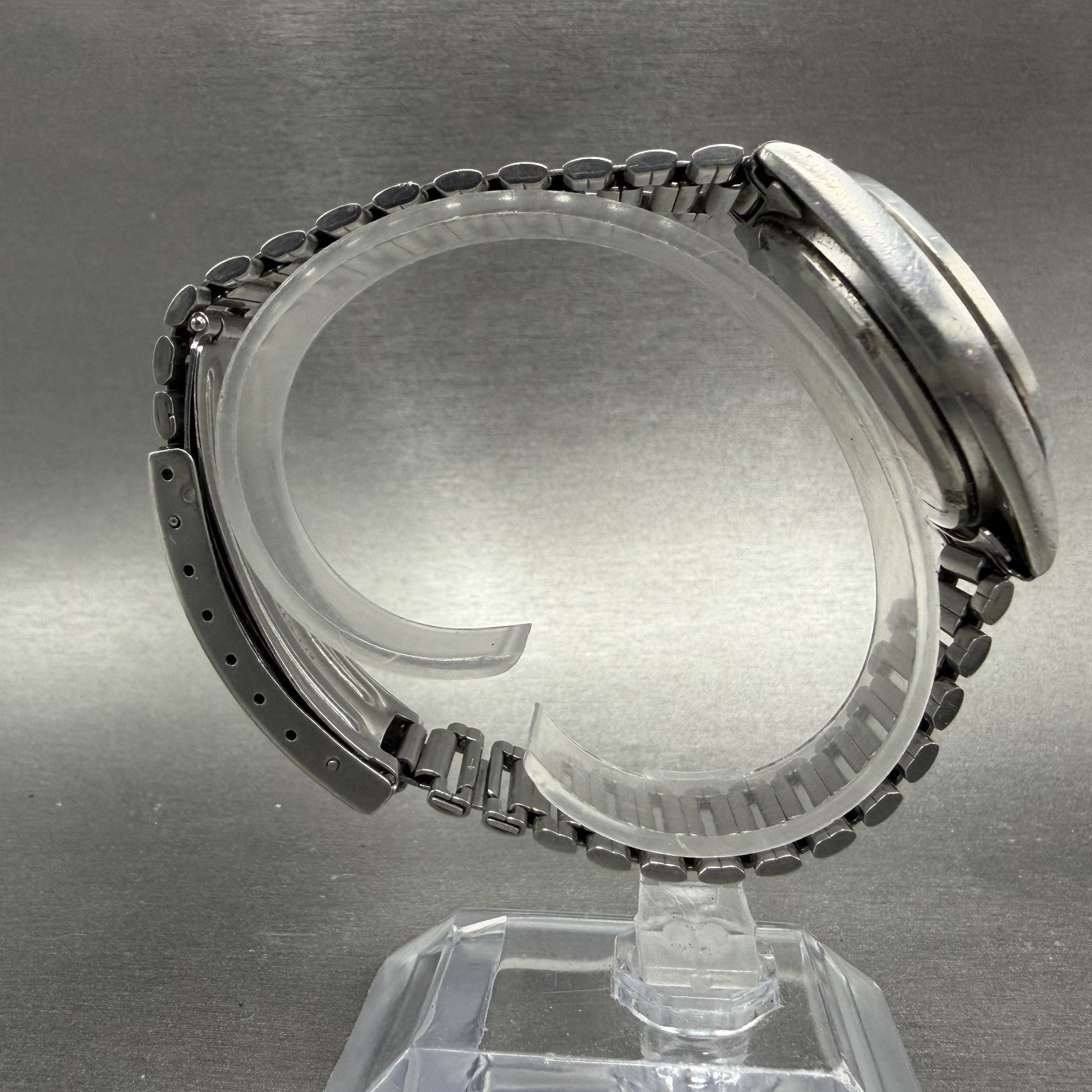 Seiko SQ Railroad Approved Watch Men 34mm White Dial Steel Daydate New Battery8