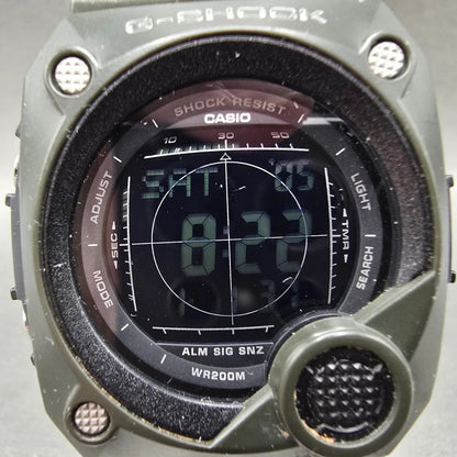Casio G-Shock G-8000 Watch Men 40mm Green Alarm Chronograph New Battery1