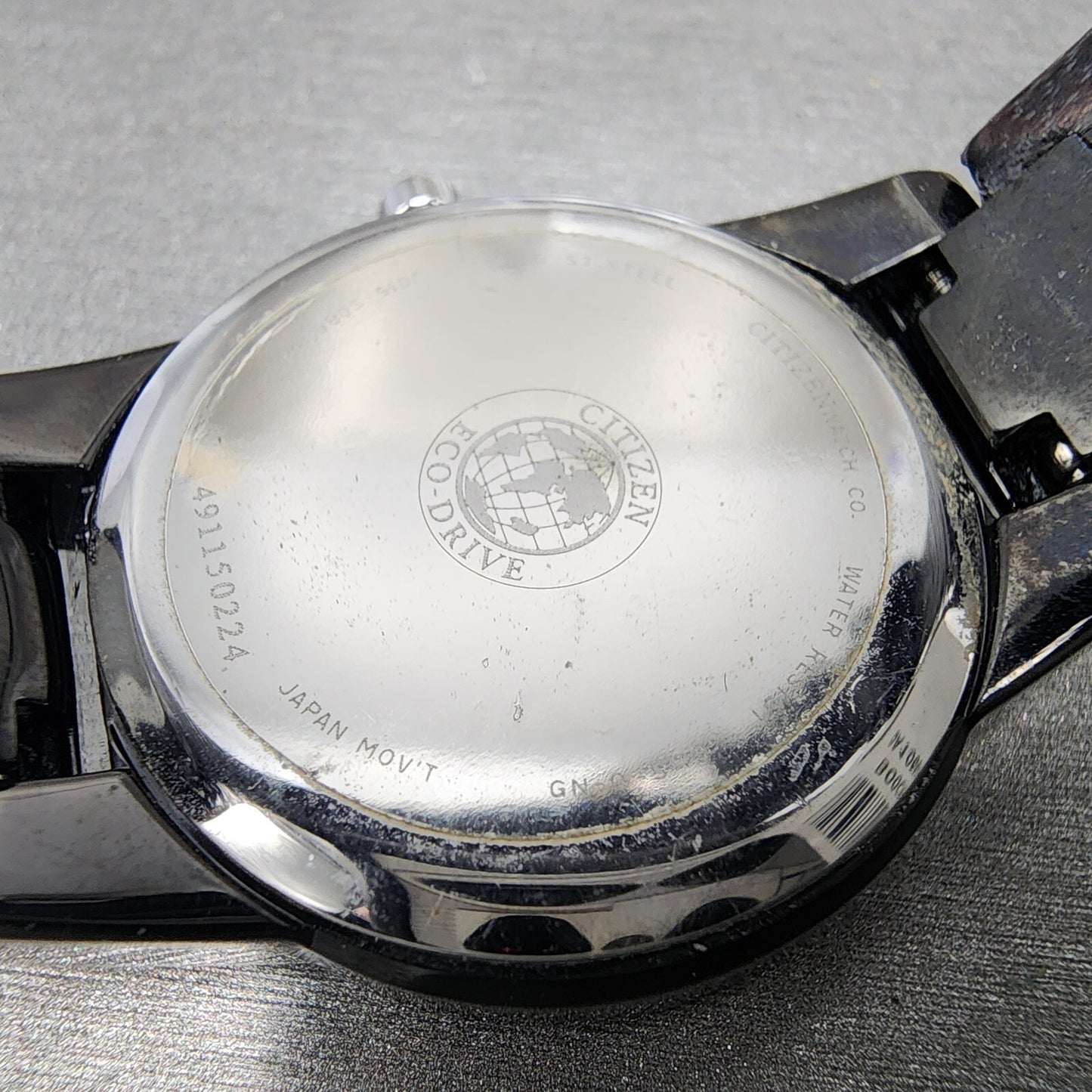 Citizen EcoDrive Axiom Watch Women 30mm black Dial Black Tone Date Round Runs9