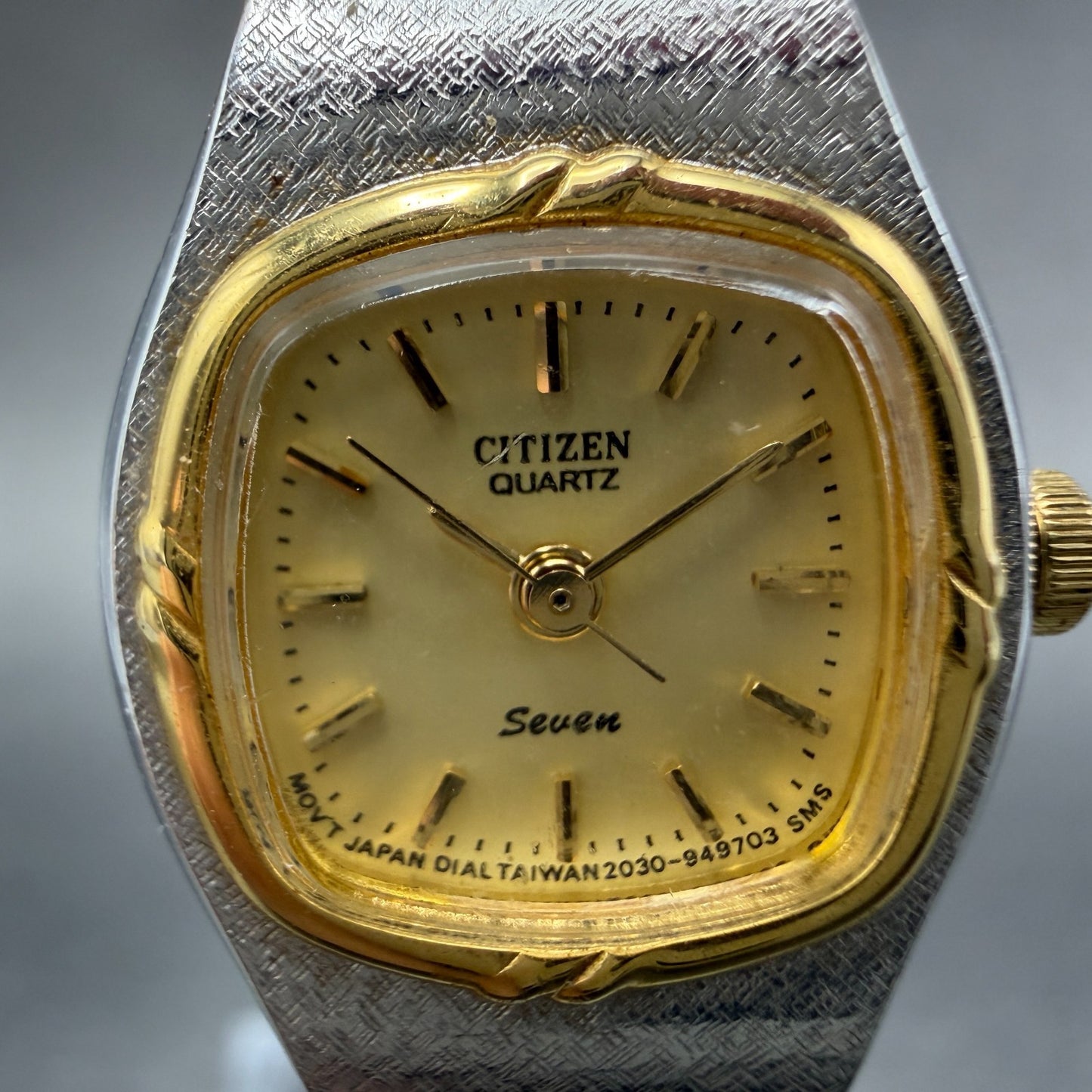 Citizen Seven Watch Women 19mm Gold Dial Two Tone 2030-944879 New Battery1