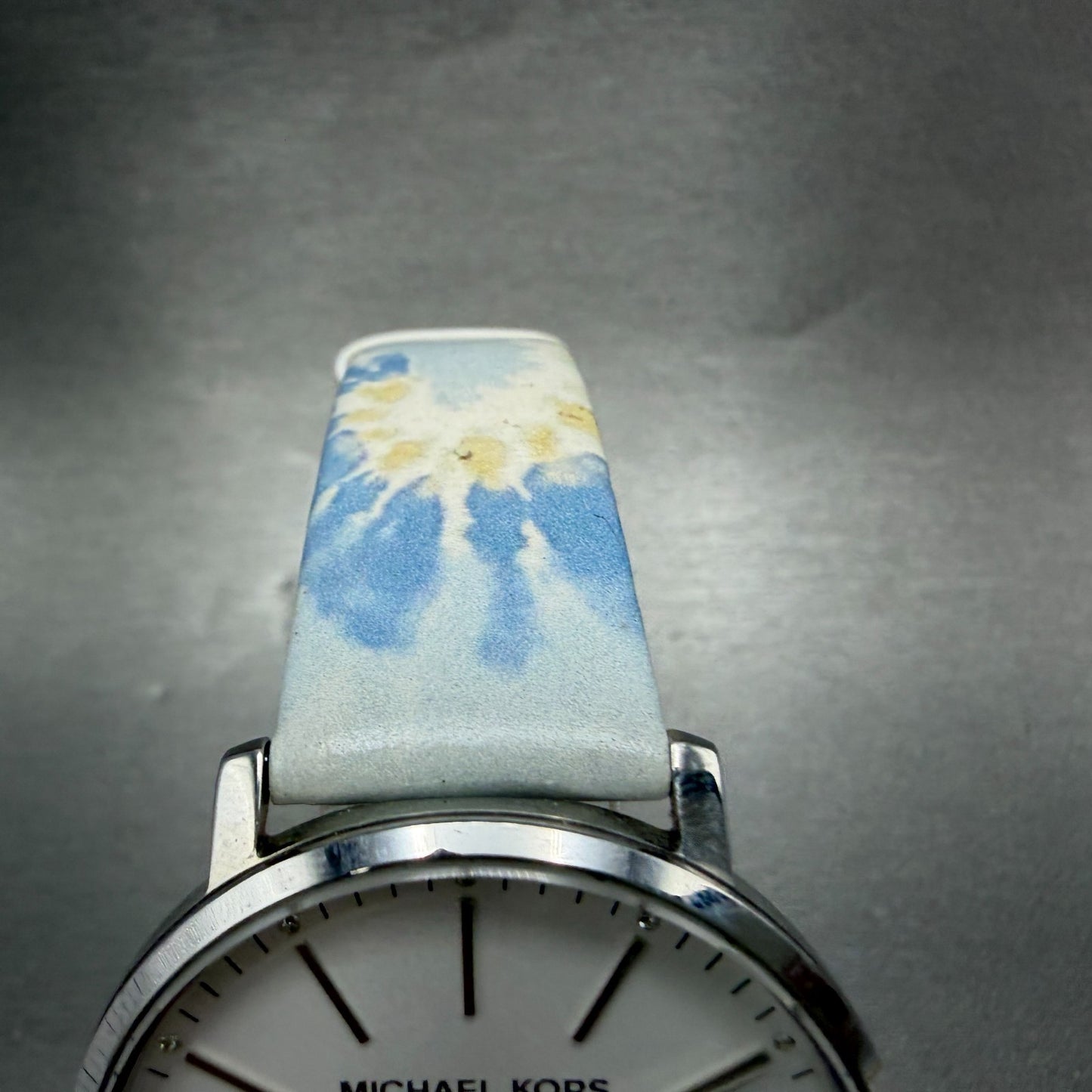 Michael Kors Pyper Watch Women 38mm White Dial Silver Tone Round MK-2917 New Bat4
