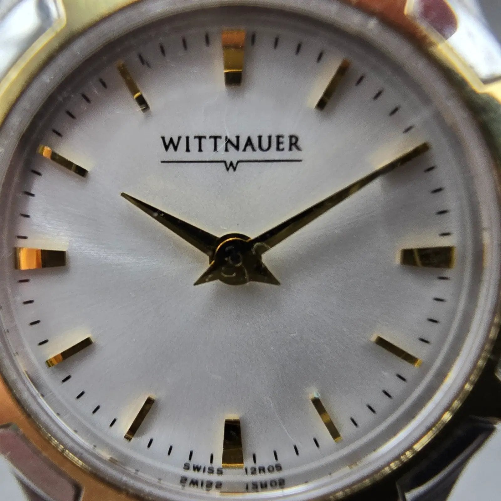 Wittnauer Watch Women 25mm White Dial Silver Tone Round 12R05 New Battery2