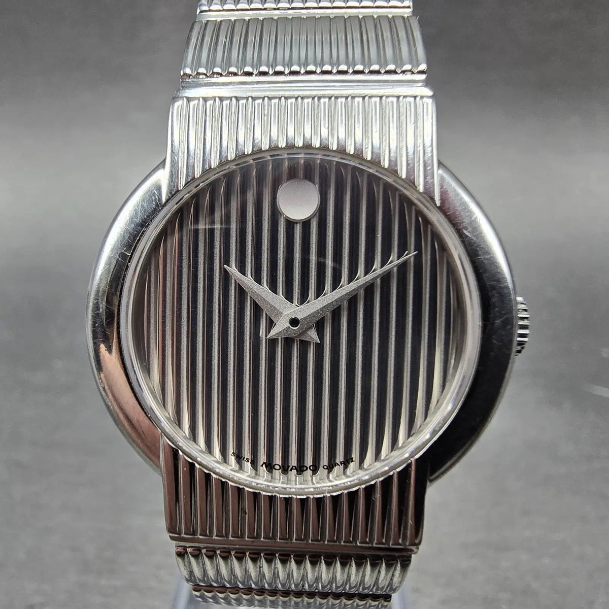 Movado Concerto Watch Women 26mm Silver Dial Steel  Round 84.G4.1842 New Batt0