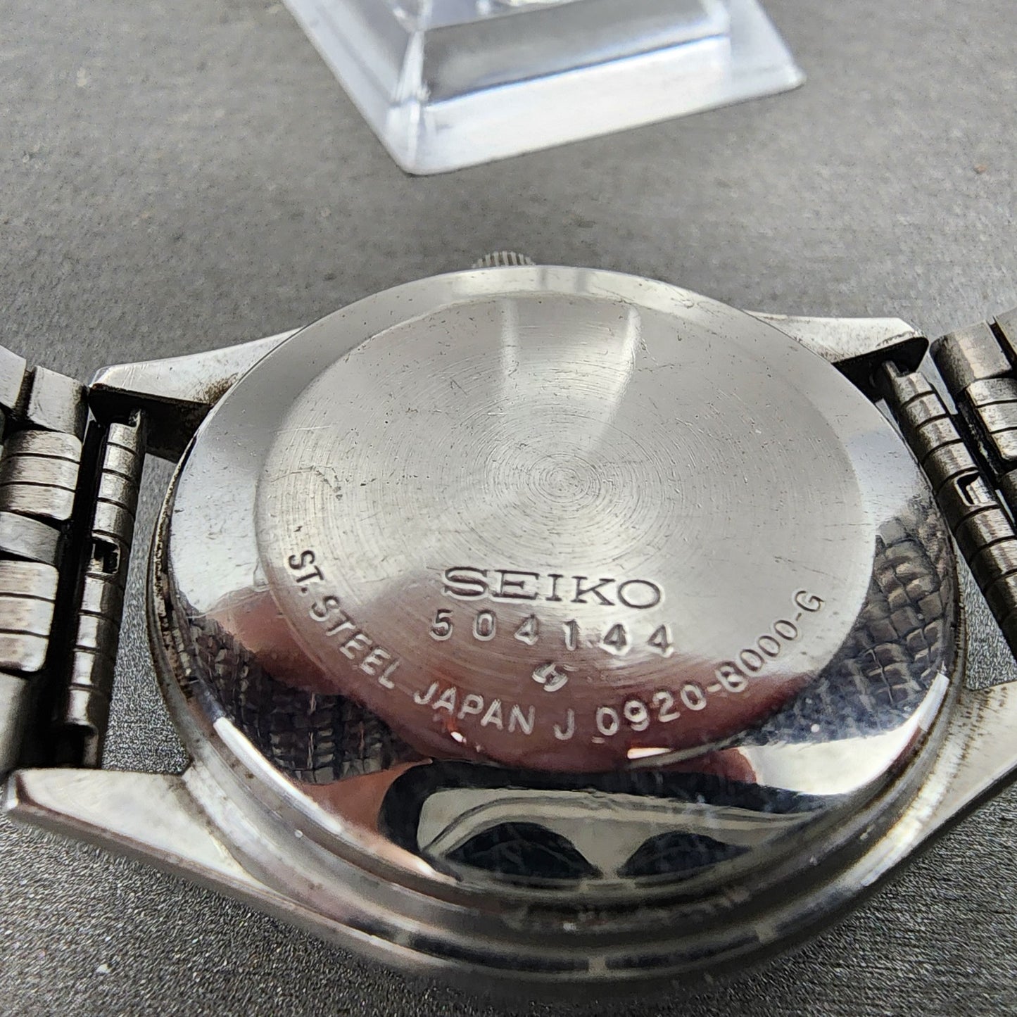 Seiko Watch Men 35mm Silver Dial Silver Tone Round 09208000 New Battery9