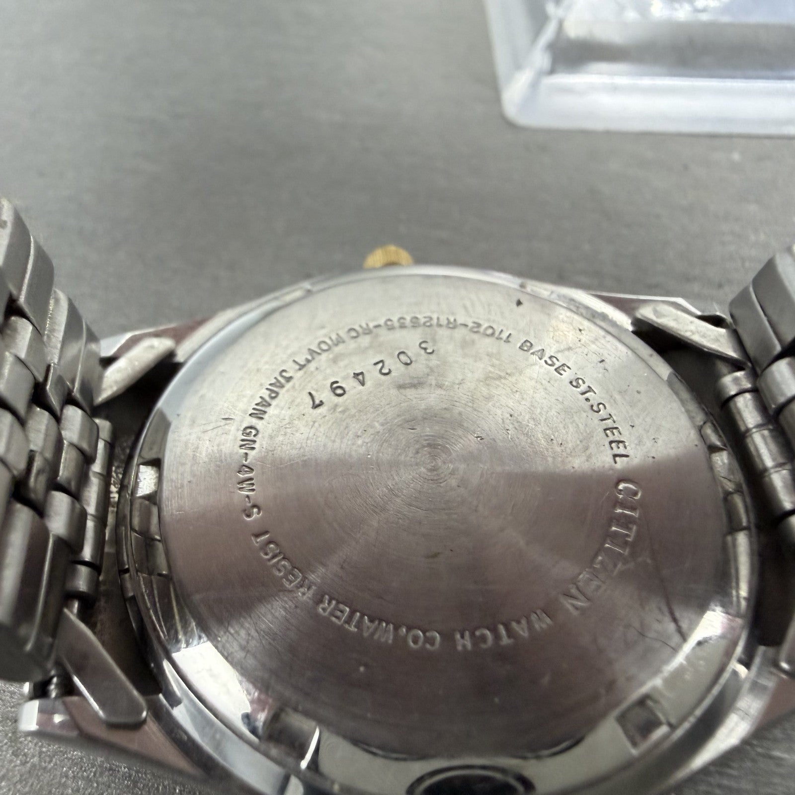 Citizen CQ President Watch Men 36mm Silver Dial Two Tone Daydate Round New batt9