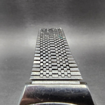 Seiko King Quartz Watch Men 34mm White Dial Silver Daydate 5856-5010 PARTS5