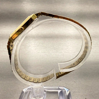 Citizen Watch Women 13mm Champagne Dial Gold Tone Rectangle 5421-S96460 New Batt6