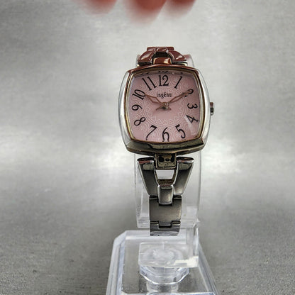 Seiko Alba Ingenu Watch Women 20mm Pink Dial Silver Tone 1N010MJ0 New Battery5