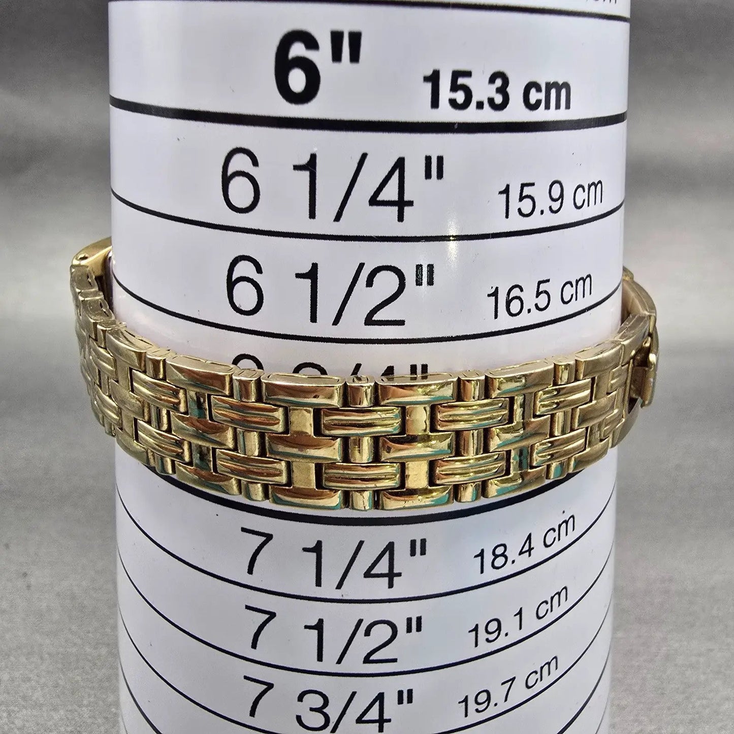 Seiko Watch Women 13mm Gold Dial Gold Tone Rectangle 2E20-7021 New Battery VTG9
