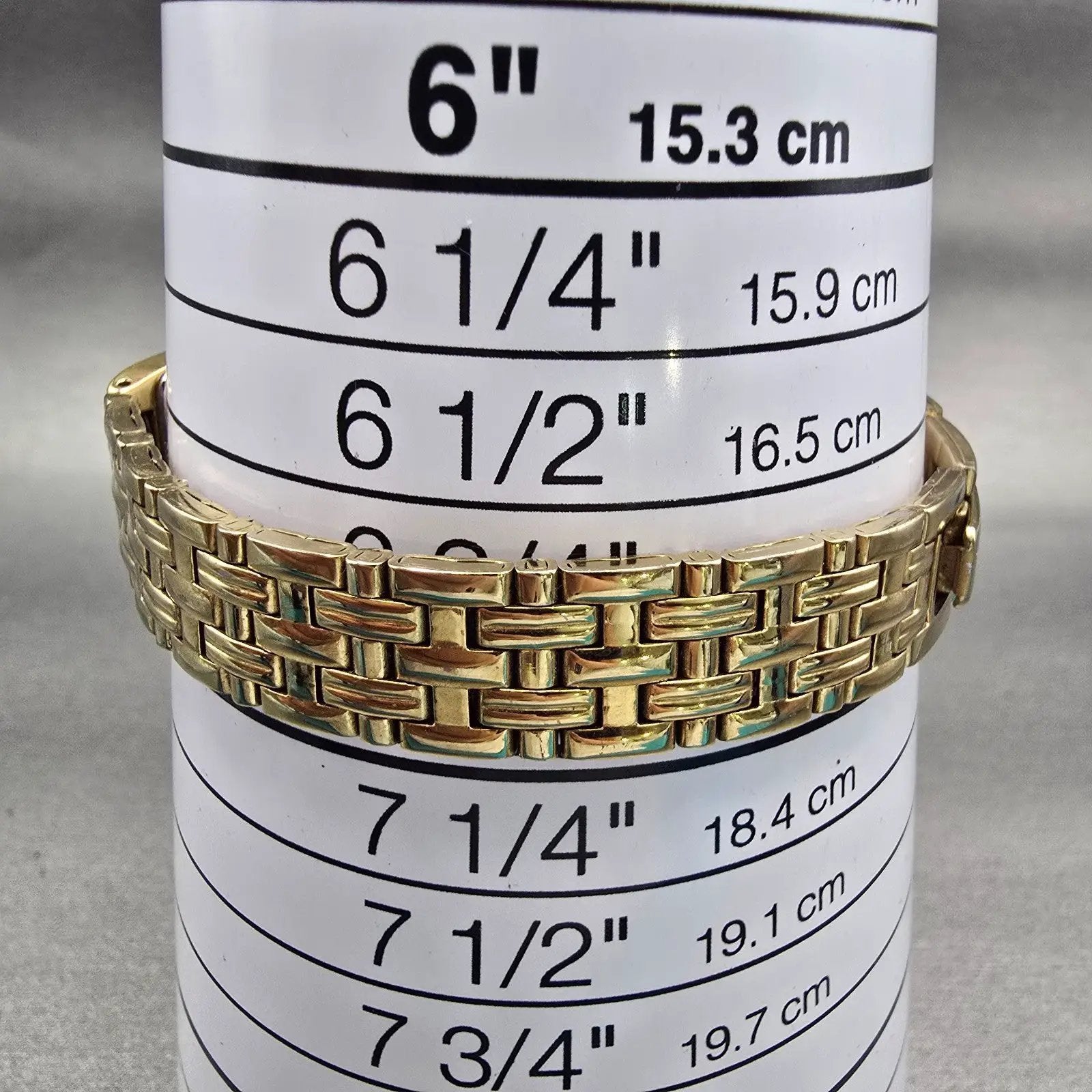 Seiko Watch Women 13mm Gold Dial Gold Tone Rectangle 2E20-7021 New Battery VTG9