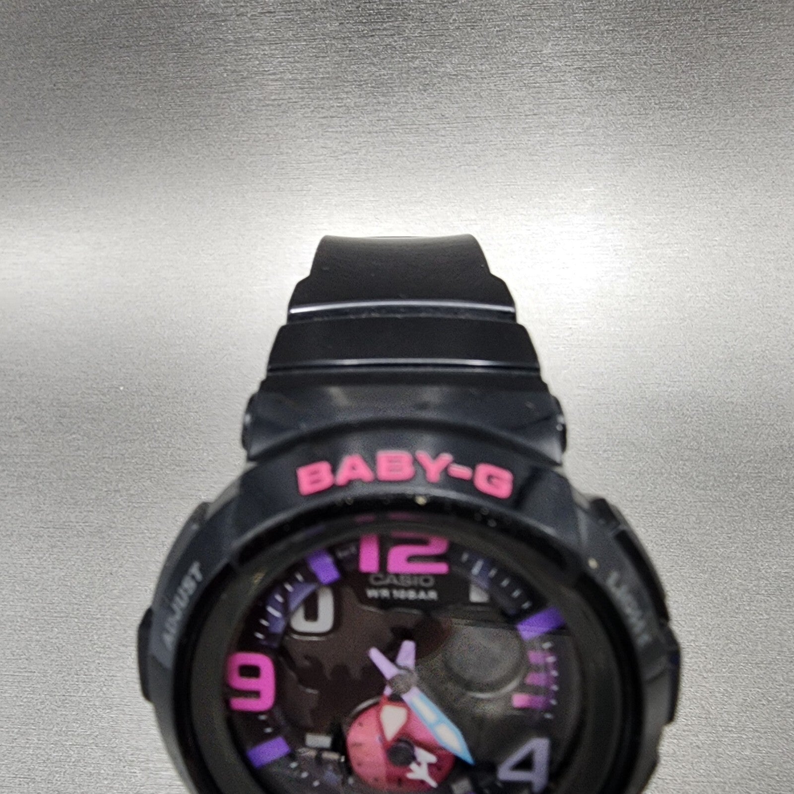 Casio babyG Watch Women 44mm Black Dial Black Tone Round BGA190 New Battery4