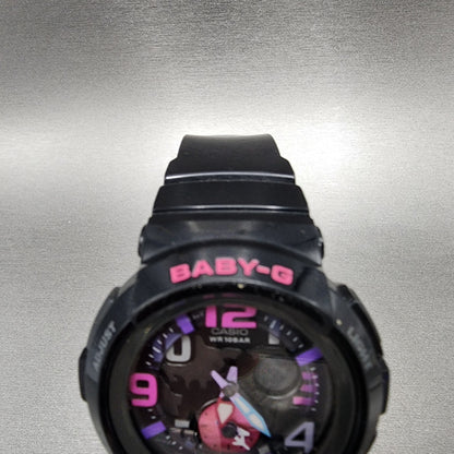 Casio babyG Watch Women 44mm Black Dial Black Tone Round BGA190 New Battery4