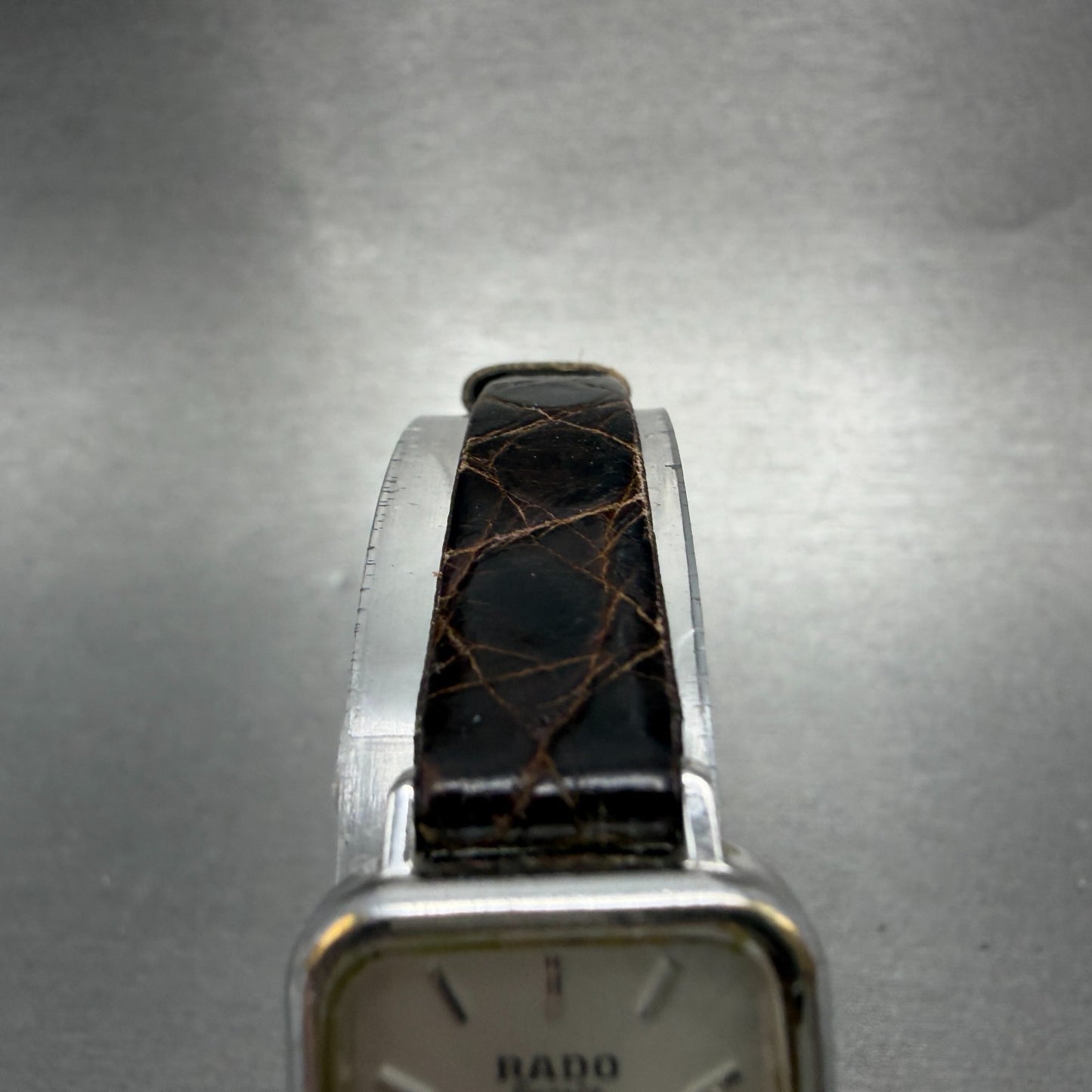 Rado Tank Watch Women Silver Dial Silver Tone Rectangle 133.9514.2 PARTS5