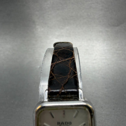 Rado Tank Watch Women Silver Dial Silver Tone Rectangle 133.9514.2 PARTS5