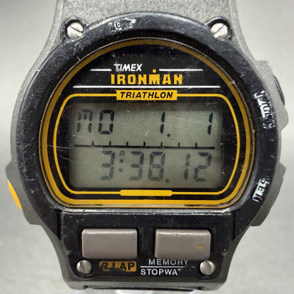 Timex Ironman Watch Women 32mm Digital Black Alarm Chrono New Battery Vintage1