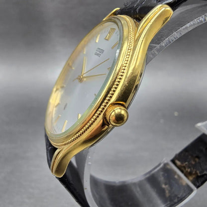 Citizen CQ Watch Men 34mm Silver Dial Gold Tone Round 6031-S32984 VTG PARTS3