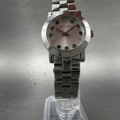 Marc By Marc Jacobs Watch Women 26mm Silver Dial Steel Round MBM3146 New Battery6