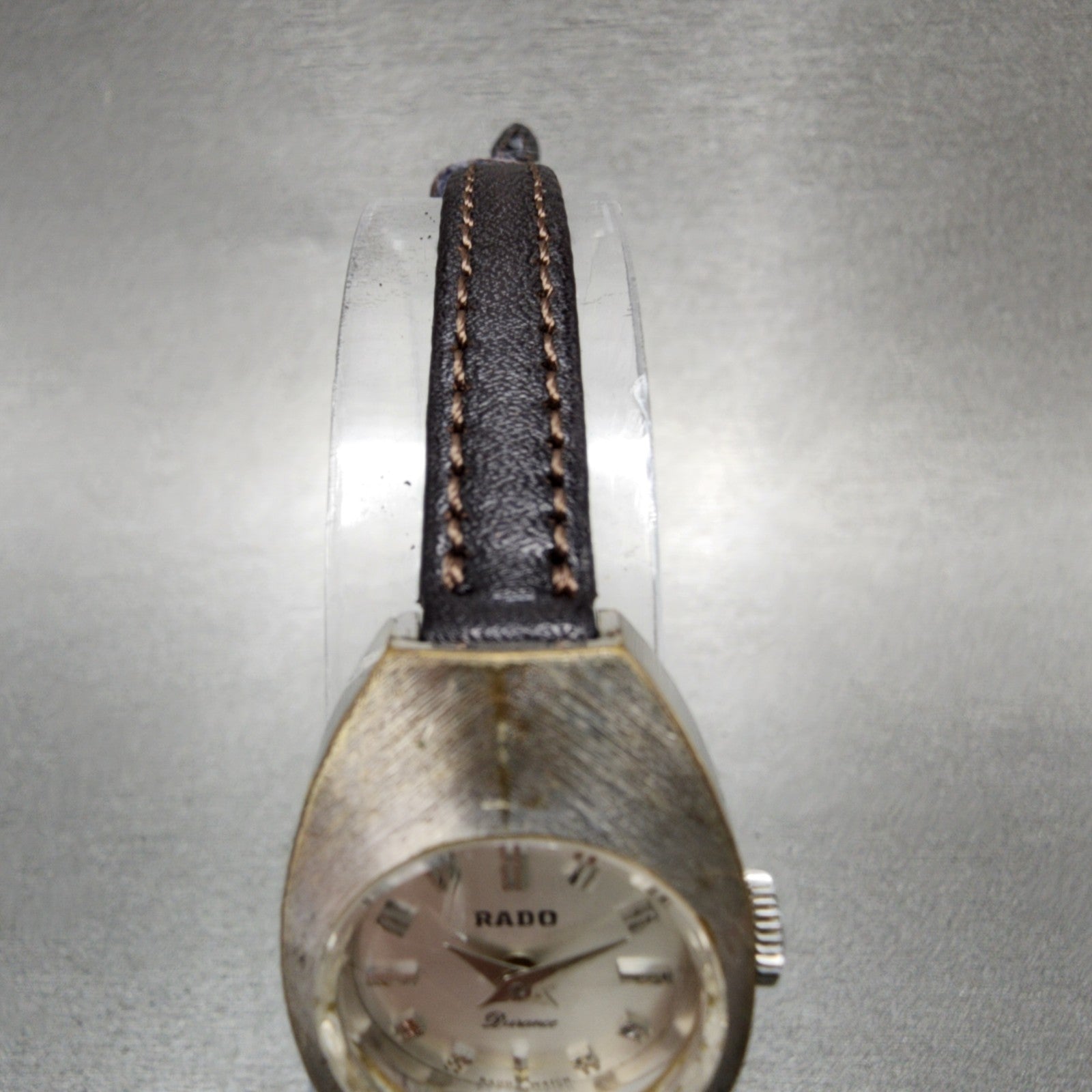 Rado Durance Watch Women 19mm Silver Dial Silver Tone Oval Manual Wind Runs4