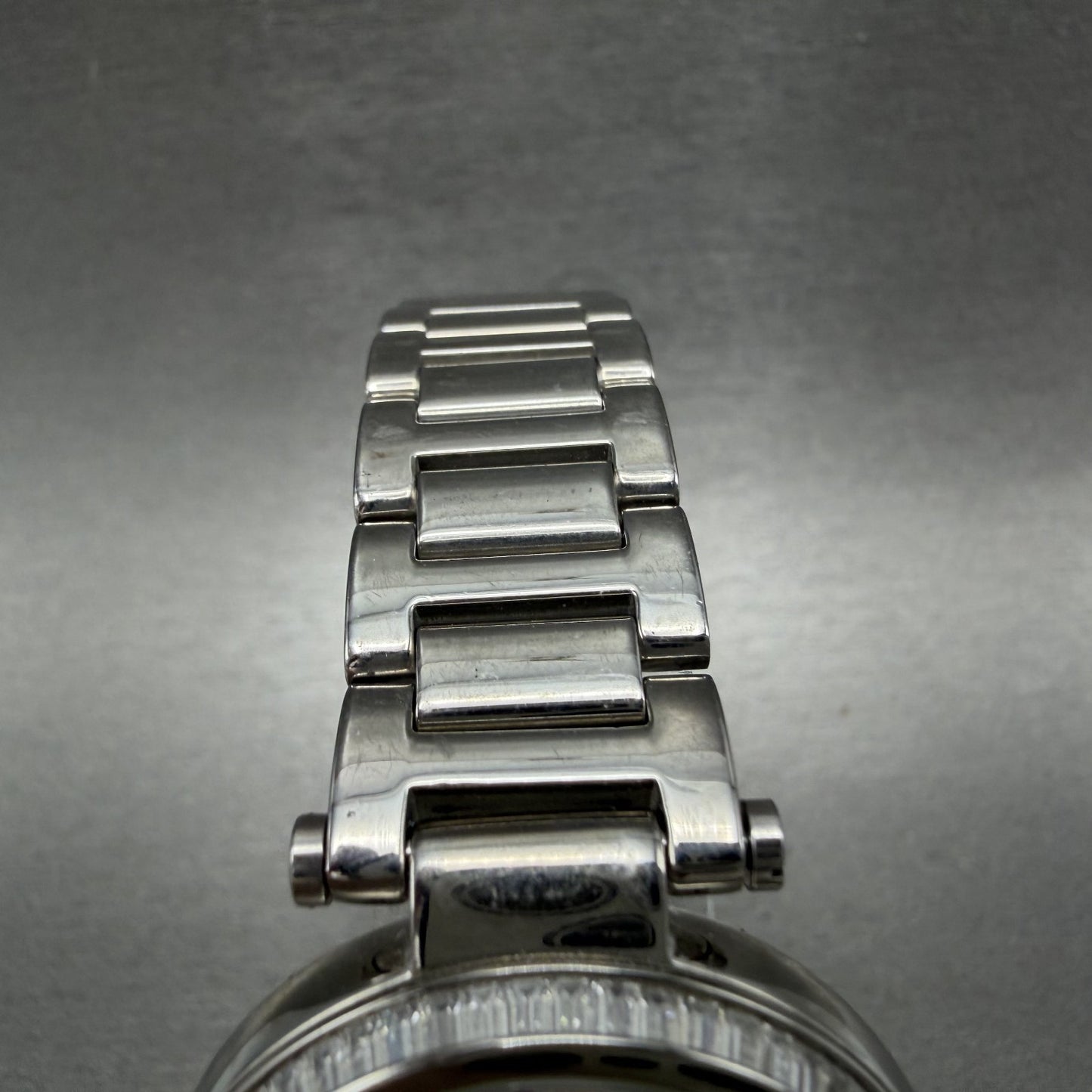 Michael Kors Skylar Watch Women 33mm White Dial Silver Tone Round New Battery4