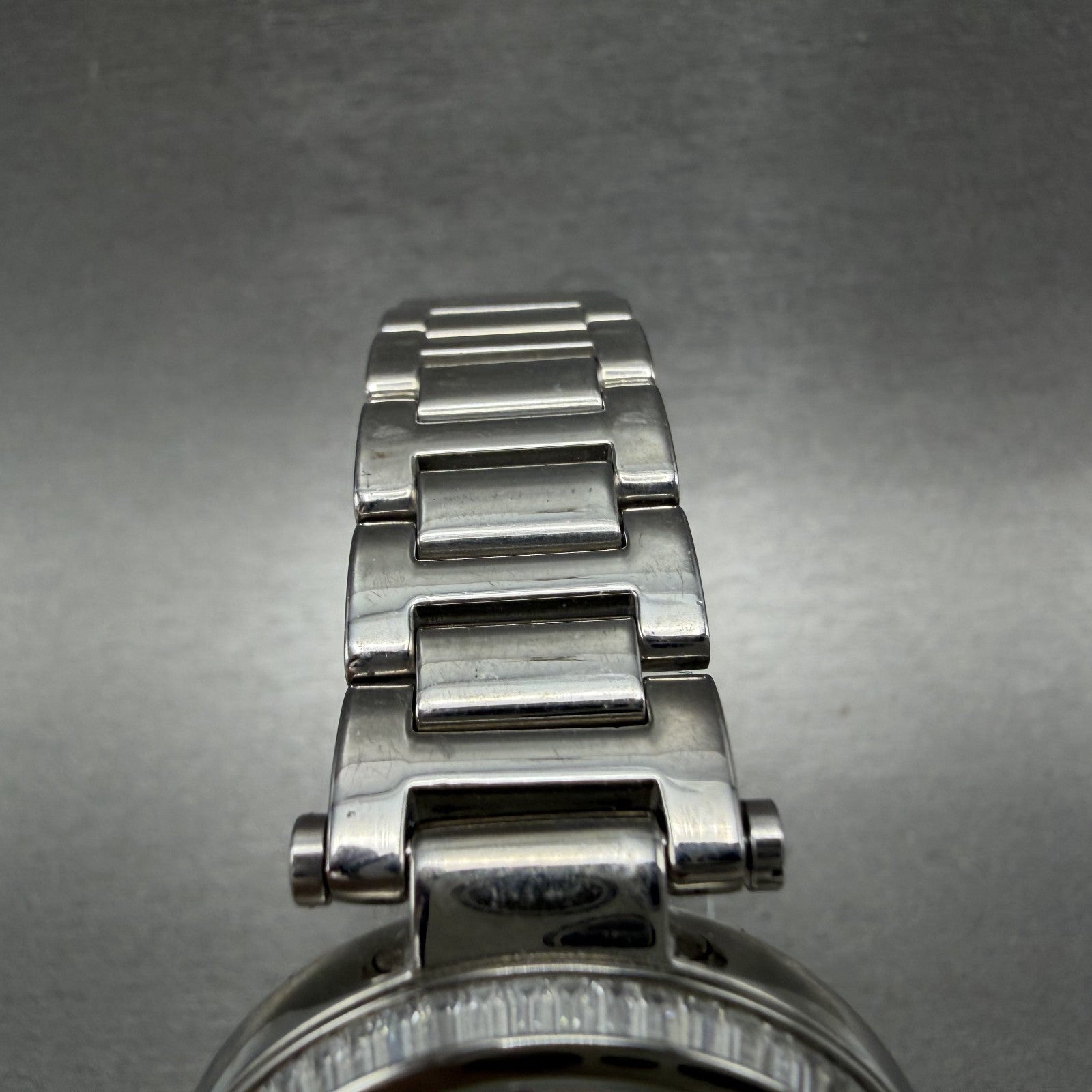 Michael Kors Skylar Watch Women 33mm White Dial Silver Tone Round New Battery4