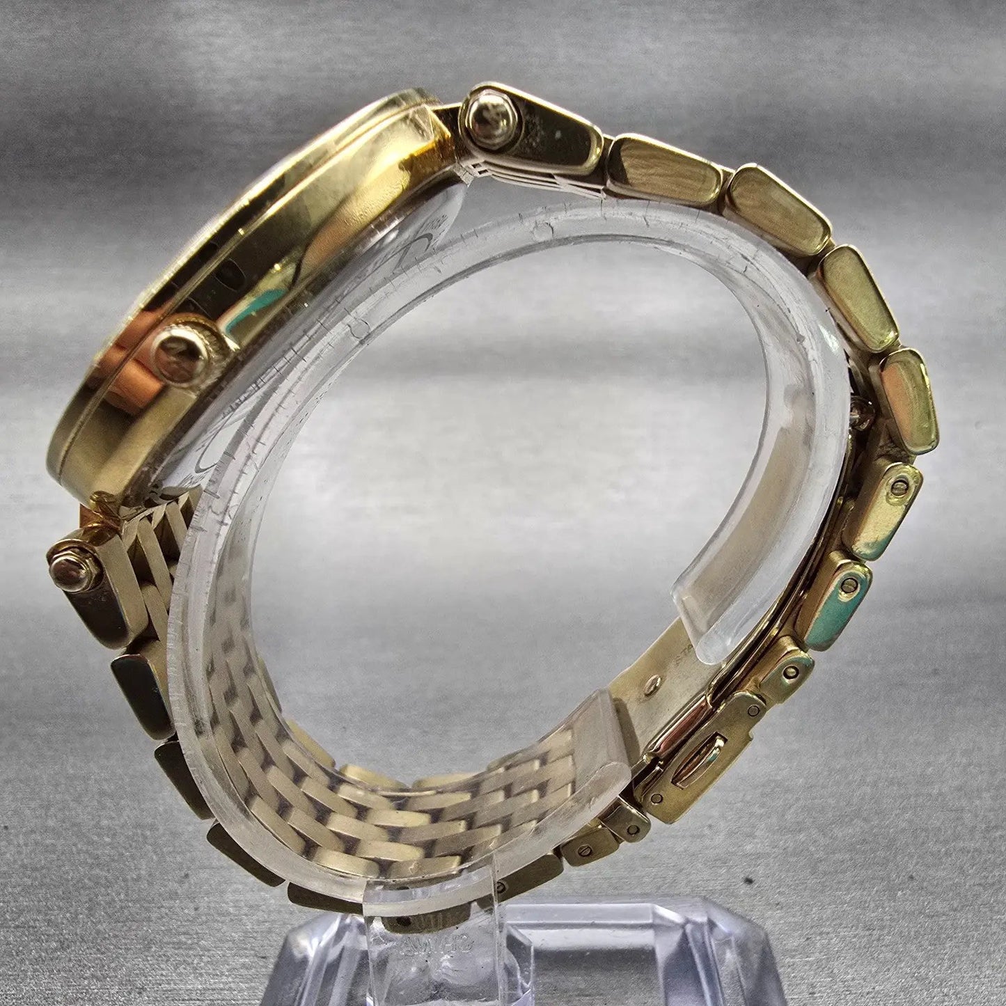Michael Kors Darci Watch Women 39mm Gold Dial Gold Tone MK3398 New Battery6