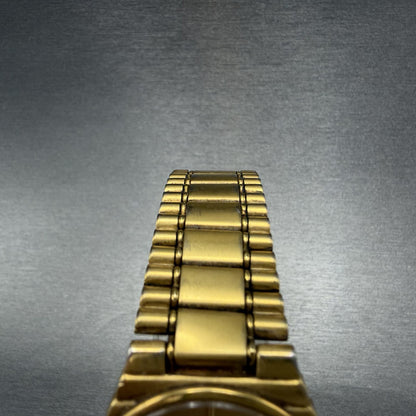 Citizen CQ Watch Men 30mm Gold Dial Gold Tone Round 3620-364228 New Battery4