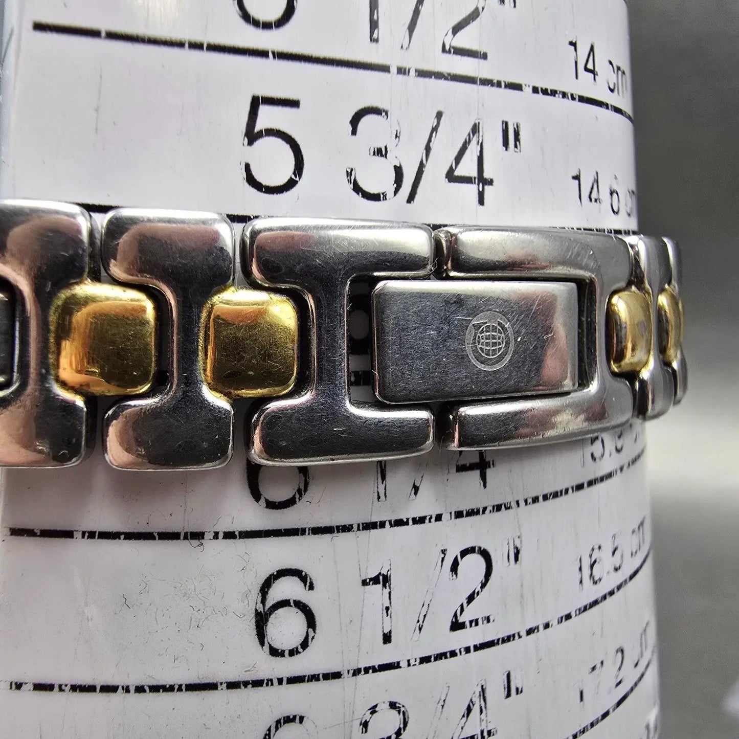 Cyma Sealord Watch Women 24mm Champagne Dial Two Tone Round 412 New Battery10
